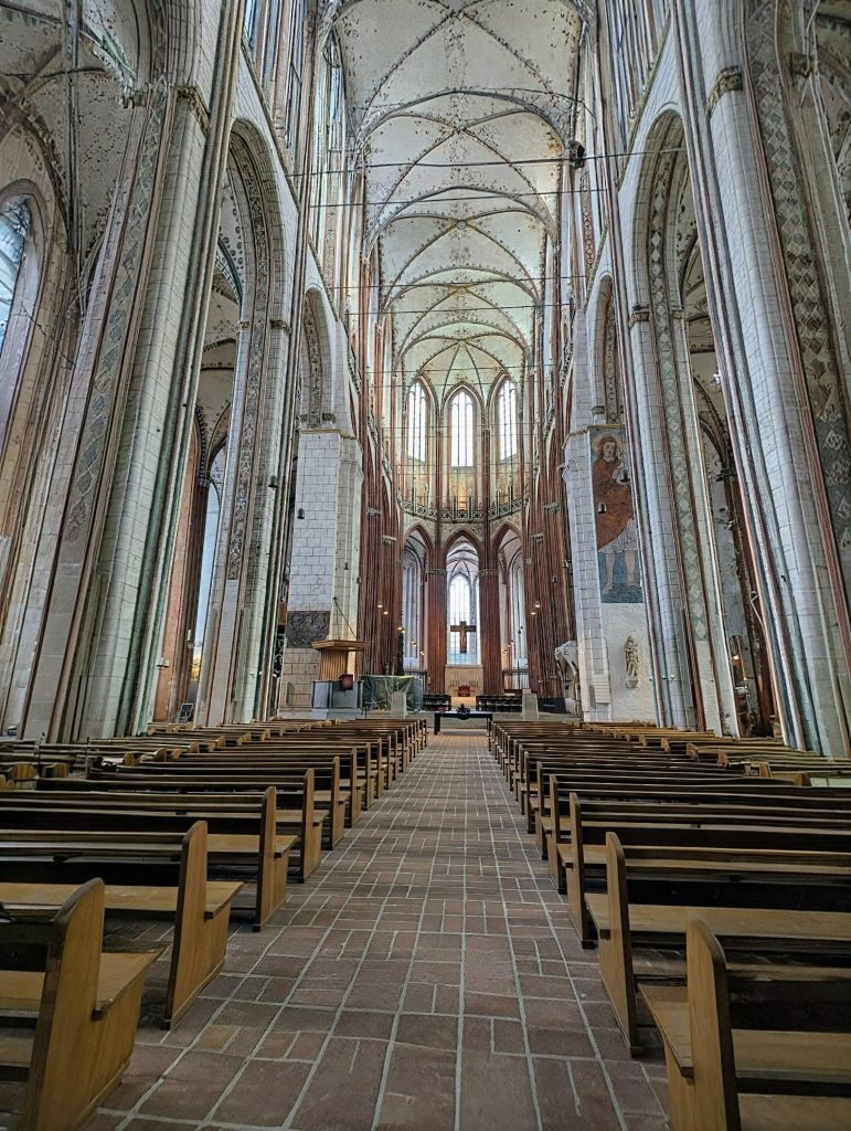 Marienkirche von innen, Lübecker Altstadt