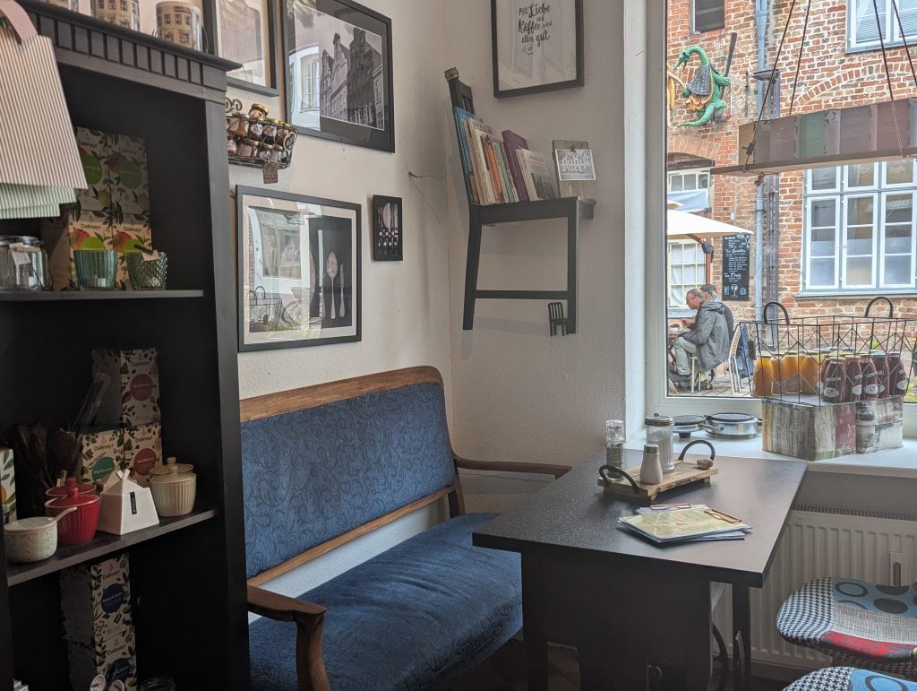 Sitzplätze im Waffelhaus, sie zu Boodenbrooks Zeiten